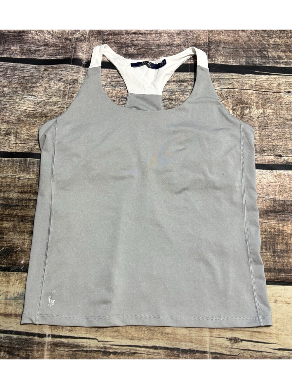 Polo Ralph Lauren Tank Top Womens Small Workout Racerback Gray